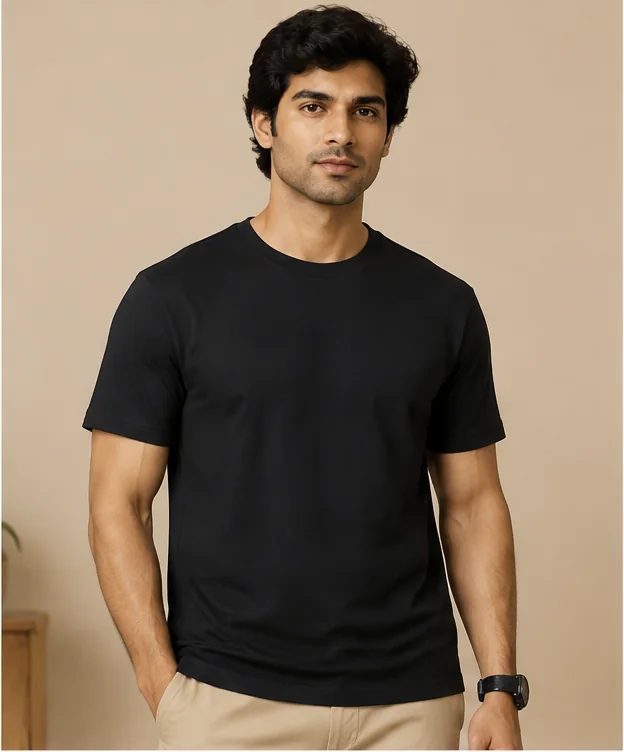 Black Regular Fit T-Shirt