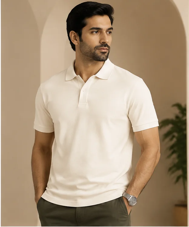 Ivory Classic Polo T-Shirt