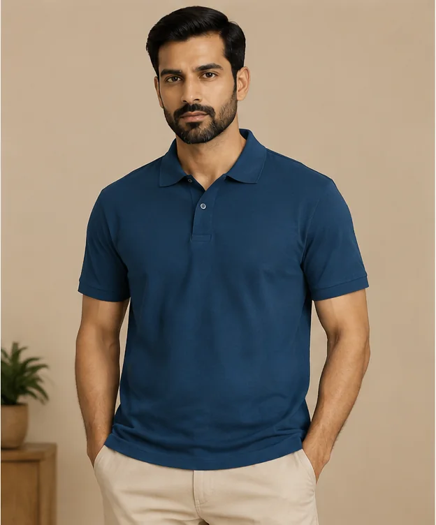 Deep Blue Polo T-Shirt