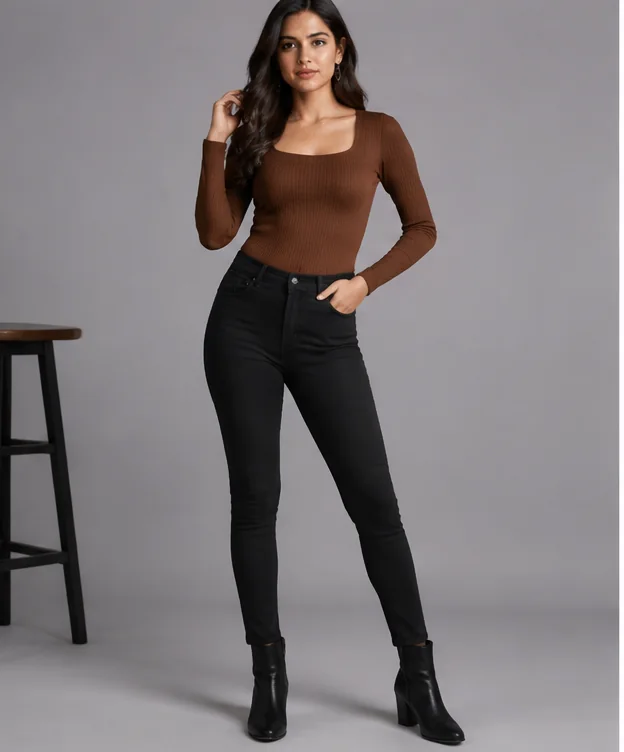Black Slim Fit Jeans